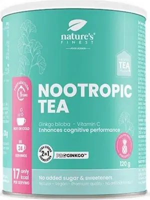 Immagine prodotto di Tè Nootropico – per le Tue Prestazioni Cognitive - con Ginkgo Biloba e Vitamina C – 120 g