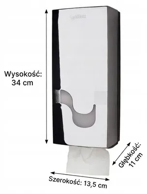 Produktbild von CELTEX MEGAMINI Spender für Falttoilettenpapier, Chrom, Hygienisch
