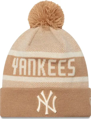 Produktbild von New Era Wintermütze Beanie - New York Yankees beige khaki