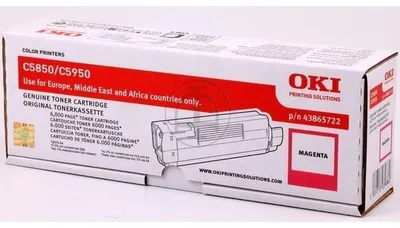Produktbild von OKI 43865722, 6000 Seiten, Magenta, 1 Stück(e)