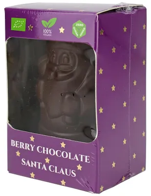 MIKOŁAJ Z CZEKOLADY JAGODOWEJ BEZ DODATKU CUKRÓW BIO 75 g - COCOA