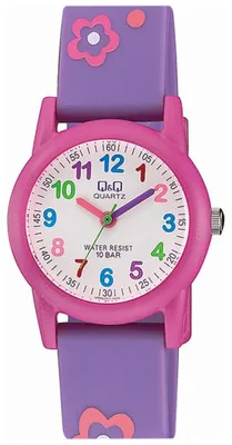 Immagine prodotto di Orologio Q&Q per bambini con cinturino in silicone, impermeabile 10 bar