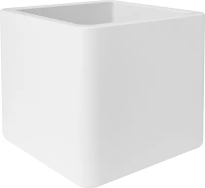 Obrázok produktu pre elho pure soft brick wheels 50, Kvetináč, Voľne stojace, LLDPE, Biela, Štvorec, Vnútorná / vonkajšia
