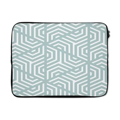 Produktbild von MuchoWow® Laptop Hülle 15 Zoll Design - Geometrie - Muster - Dreieck Laptoptasche - Laptoptasche - Sleeve - Rundum-Schutz