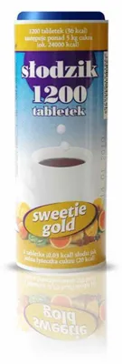 Słodzik 1200 tabletek Sweetie Gold