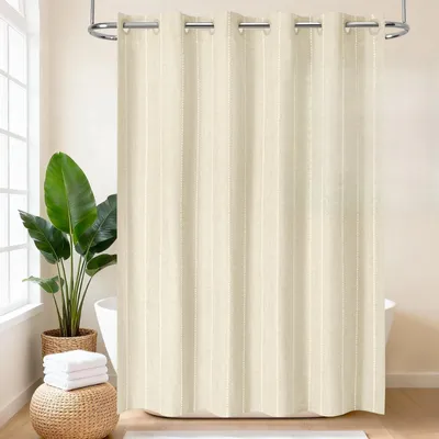 Obrázek produktu pro Omgoods - Bohemská sprchová závěsa bez háčků, 182 x 190 cm