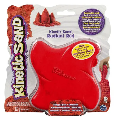 Produktbild von Spin Master - Kinetic Sand magischer kinetisch Spielsand für Kinder ab 3 Jahren rot