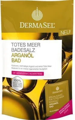 Produktbild von DERMASEL Totes Meer Badesalz+Arganöl