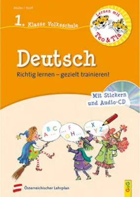 Produktbild von Lernen mit Teo und Tia Deutsch - 1. Klasse Volksschule mit CD
