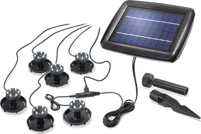 Produktbild von esotec Solar Strahler Unterwasserstrahler 6er-Set SUPER SPLASH outdoor 102150