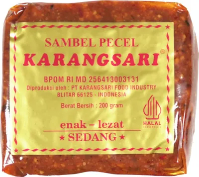 Produktbild von Karangsari Sambal Bumbu Pecel medium hot 200g