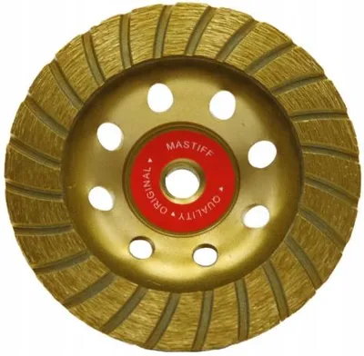 Immagine prodotto di Disco abrasivo per levigatura del cemento, modello Turbo Mastiff, da 125 mm