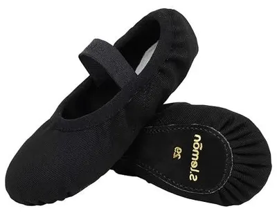 Zdjęcie produktu dla Buty baletowe elastyczne skórzana podeszwa dla początkujących dziewczynek