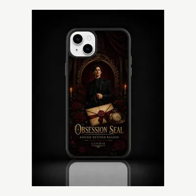Imagen del producto de Funda para iPhone 15 Plus, carcasa protectora para teléfono móvil con diseño "Obsession" – LUNØIR ©