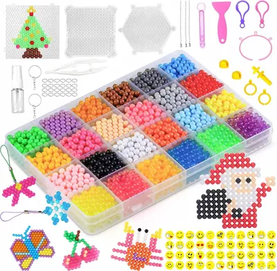 Produktbild von Bisky Wasserperlen Set 3000 Teile DIY Kreativgeschenk Kinder