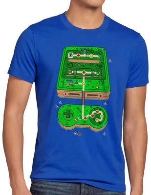 Produktbild von Style3 Super Console World Herren T-Shirt snes konsole pixel art