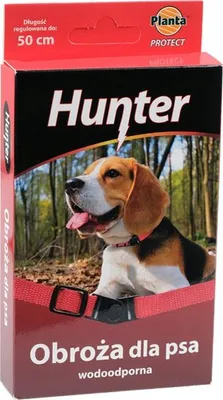 Zdjęcie produktu dla Obroża dla psa przeciw pchłom i kleszczom materiałowa Hunter r. L 50cm