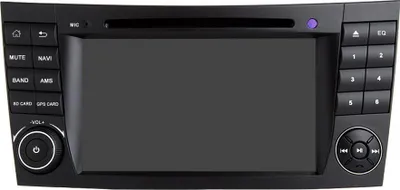 Obrázek produktu pro 7palcové rádio s CD pro Mercedes W211 2002–2009, navigace, ovládání na volantu, Bluetooth, RDS, DSP, GPS, DAB+