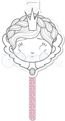 Produktbild von Avenue Mandarine 5x Graffy Stick, Stabmaske, Prinzessin - Rosa GY057O