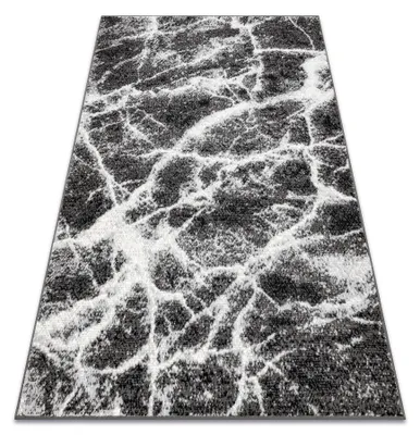 Image de BCF Tapis Morad MARMUR marbre - anthracite / noir gris 140x200 cm