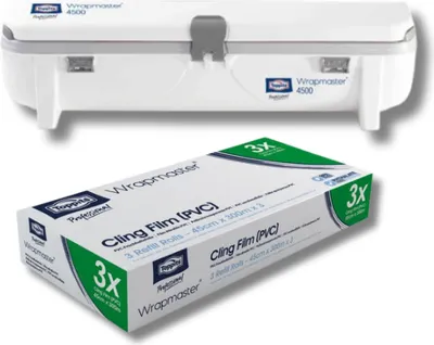 Produktbild von SET effizienter Wrapmaster Spender WM4500 und Frischhaltefolie LMF 4500