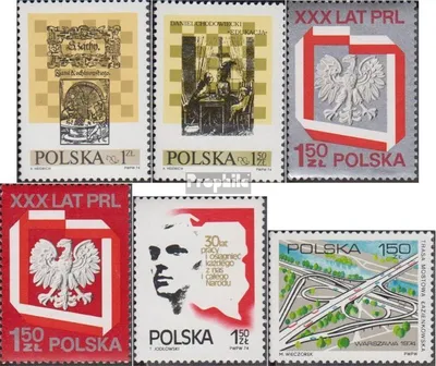 Produktbild von Briefmarken Polen 1974 Mi 2322-2323,2324-2326,2327 (kompl.Ausg.) gestempelt Schlachtfestival