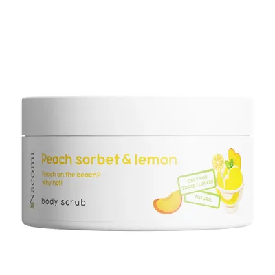 Immagine prodotto di Nacomi, scrub corpo al sorbetto di pesca con limone, 100ml