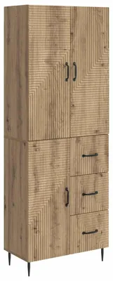 Image de vidaXL, ensemble de deux armoires, bois imitation chêne artisanal