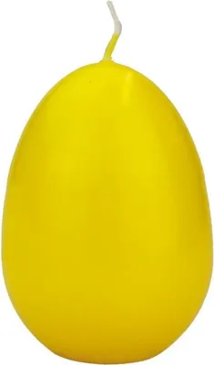 Produktbild von INNA-Glas Osterei Kerze LEONITA, gelb, 6cm, 4,5cm, 7h - Germany - Deko Kerzen