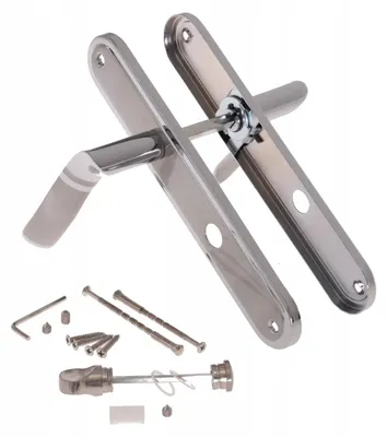 Produktbild von Veramet Türgriff Langschild 72 WC Chrom Inox