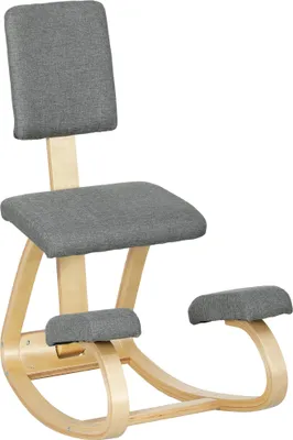 Produktbild von Ergonomischer Kniestuhl, Kniehocker Gesundheitsstuhl für Zuhause, Büro, Meditation Grau