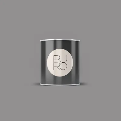 Produktbild von Wandfarbe Grau | PURO Sleek Grey | Exklusive Innendispersion Hohe Farbintensität | 2.5 Liter
