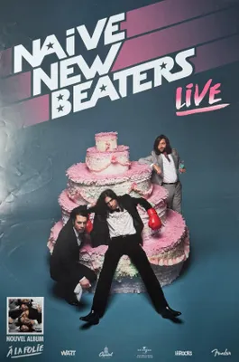 Obrázek produktu pro Naive New Beaters – Koncert – s nadšením – AFIŠ / PLAKÁT – 40x60 cm