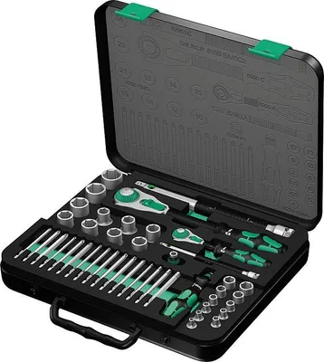Produktbild von Wera 8100 SA/SC 2 Zyklop Speed-Knarrensatz