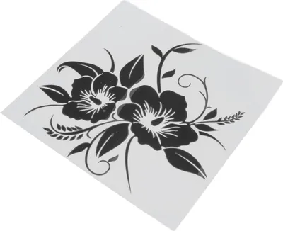 Productafbeelding van Autostickers, autobelettering, vrachtwagenstickers - universele bloemenstickers voor auto's, exterieurdecoratie. Niet geschikt voor motorfietsen, vrachtwagens of SUV's (zwart)