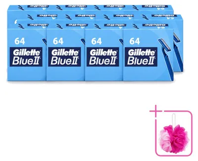 Produktbild von 12 x Gillette Blue II Wegwerpscheermesjes - Sparpackung - 12 Stücke