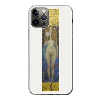 Produktbild von MuchoWow® Handyhülle Schutzhülle Hülle für iPhone 13 Pro Nuda veritas - Gustav Klimt Silikon Softcase Handy Hülle - Handy-Tasche