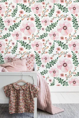 Produktbild von Coloray Fototapete 104x70 cm Latextapete Magicstick - Utensilien schöne Blumen niedlich girly für Blumen