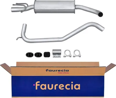 Produktbild von HELLA 8LC 366 024-651 Mittelschalldämpfer Schalldämpfer für OPEL COMBO (71)