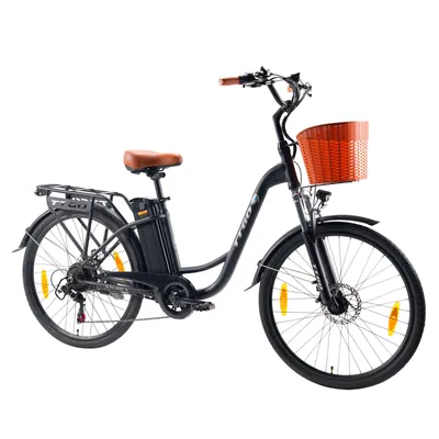 Produktbild von TTGO YY-26ST Elektro-Citybike 36V 14.5Ah Akku 26 Zoll Stahl  26*1.75 Reifen Shimano 6-Gang Elektrofahrrad für Herren/Damen