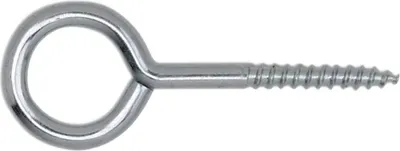 Obrázok produktu pre Očko s dreveným závitom Háčik Nástenný háčik 50x14 mm pozinkovaná modrá oceľ
