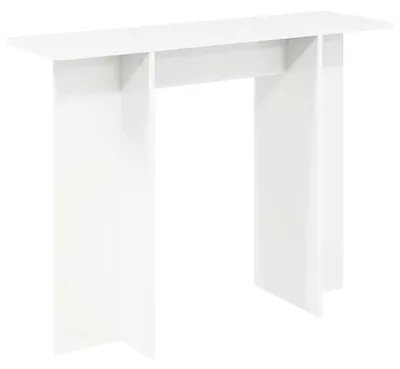 Obrázok produktu pre vidaXL Konzolový stolík, biely, 100 x 30 x 75 cm, drevotrieska