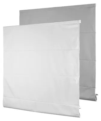 Productafbeelding van Rolgordijn zonder boren, met klemfix bevestiging, inclusief montagemateriaal (60 x 130 cm, wit, verduisterend)