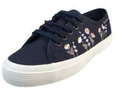 Obrázek produktu pro Superga Dámské vysoké tenisky 3750 Květinová výšivka Legggera Nízké tenisky S8161ZW vícebarevné
