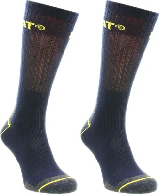 Produktbild von CAT Caterpillar 2 Paar Socken Original Work lange Arbeitssocken - Größe: 41-45 - Farbe: Blau