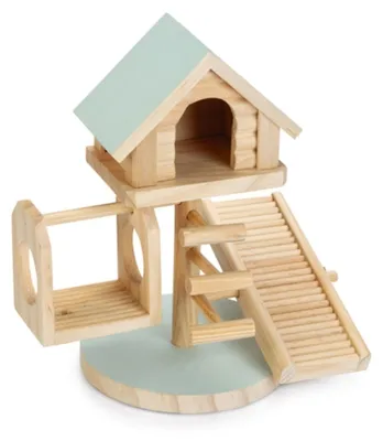 Produktbild von Beeztees Nager Spielhaus Lovy Holz mint