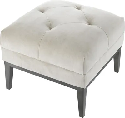 Produktbild von Casa Padrino Luxus Hocker 54 x 54 x H. 44 cm - Wohnzimmermöbel