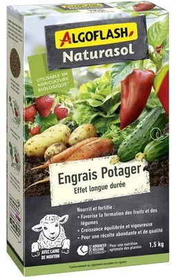 Produktbild von Gemüse Dünger, ALGOFLASH NATURASOL, 1,5 kg, UAB, Organisch