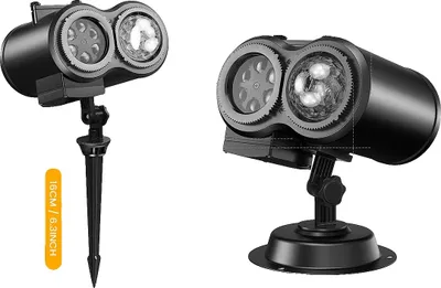 Produktbild von Urlaubslichter-Projektor, Dualeffekte, Fernbedienung, Urlaubsprojektor, EU-Stecker