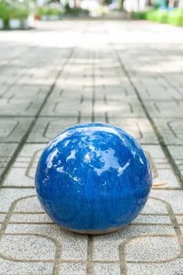 Obrázek produktu pro Zahradní koule 20 cm, královská modrá
